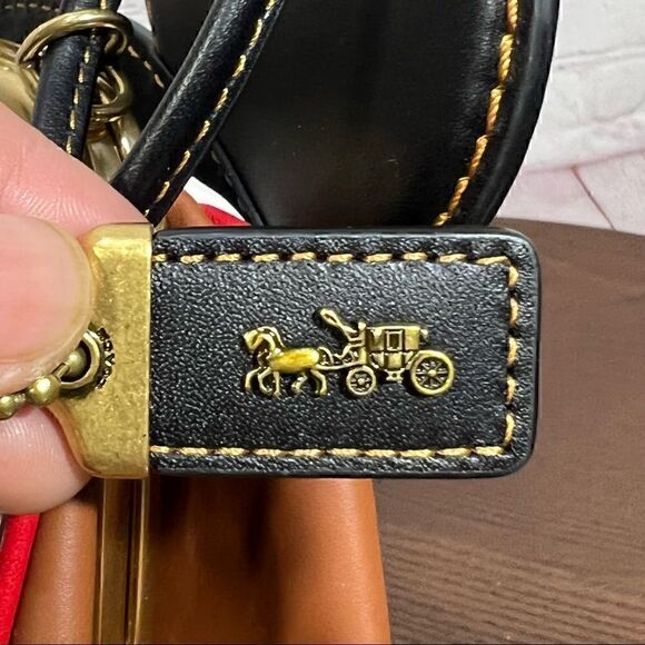 COACH Disney Mickey Mouse X Keith Haring Kisslock Bag LIMITED COLLECTORs Edition - Picture 12 of 13